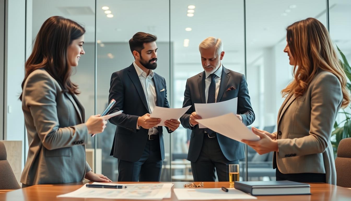 Business contract documents